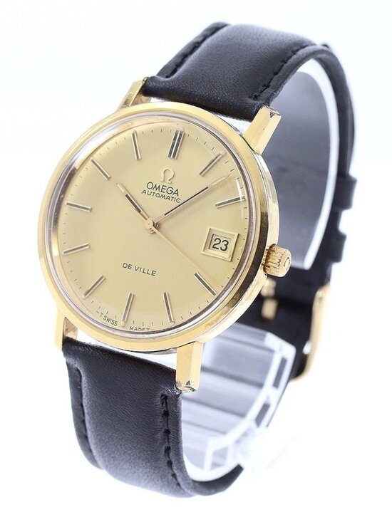 OMEGA De Ville 166.0161 Date Cal.1012 gold Dial Automatic Men\'s Watch_945274 main image 8